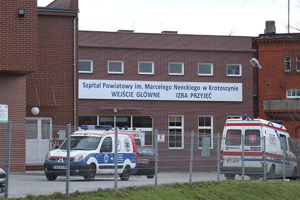 Zdjęcie budynku głównego szpitala